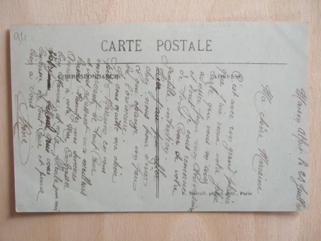 Cpa Houses Alfort (94) La Grande Rue. Animee. Tramway Commerce Le Houzec 2