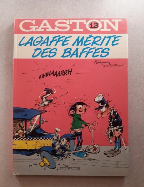 GASTON LAGAFFE - Tome 13 Lagaffe mérite des baffes - Edition 1979 DUPUIS