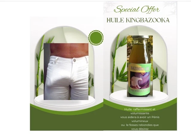 Huile Bazooka Kigelia Africana 3 En 1 100ml - Revendications D'Élargissement - Neuf