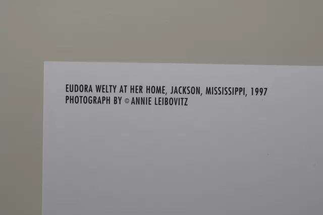 ANNIE LEIBOVITZ : "Eudora Welty"  Kunst-Postkarte 2