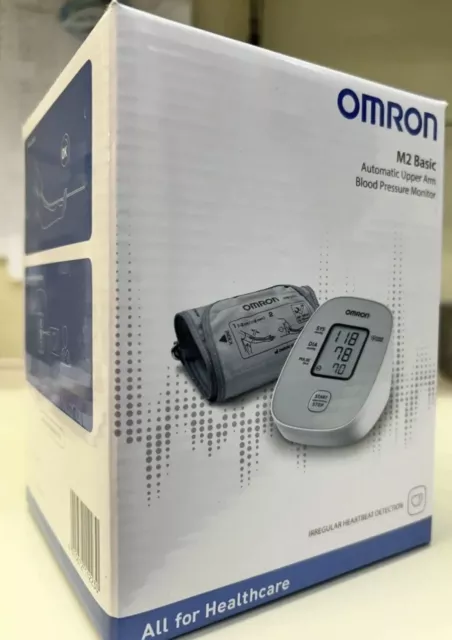 Digital Omron M2 Basic Automatic Blood Pressure Monitor - Upper Arm Bp Machine.