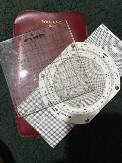 Pooley’s CRP-1 Flight Computer And Navigation Protractor