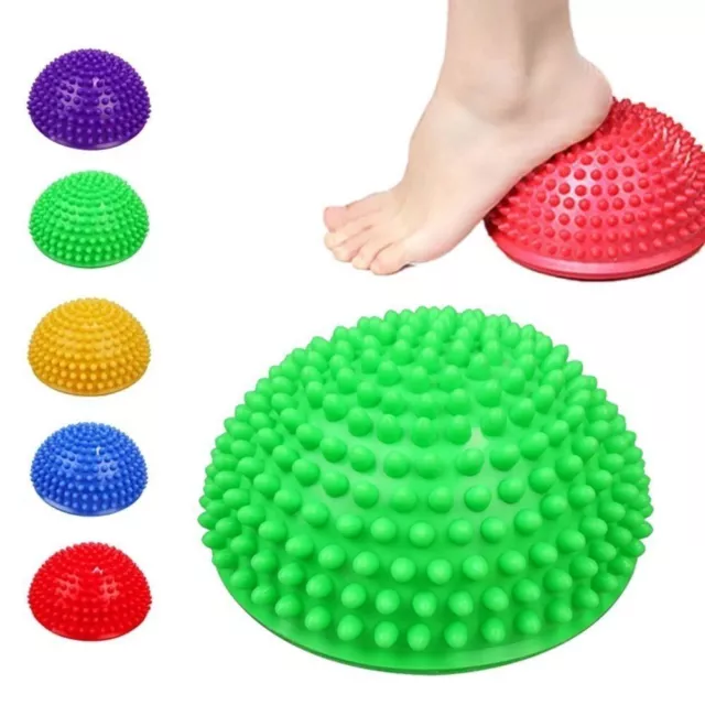 Sensory Durian Ball Massage Point Yoga Ball Portable Half Fit Ball  Children's