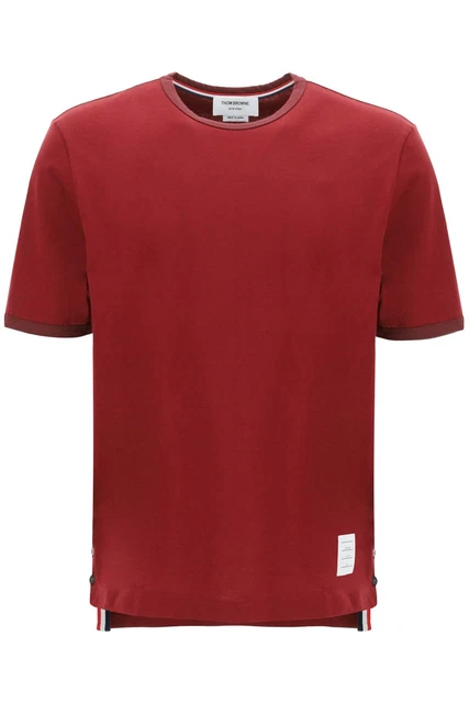 Thom browne contrasting trims t-shirt MONCLER 4 Men