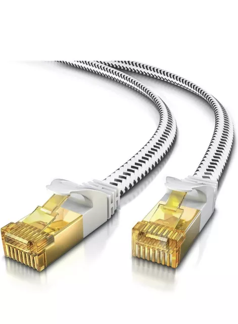Primewire – 10m – CAT 7 flat ethernet cable – LAN – U/FTP – patch cable