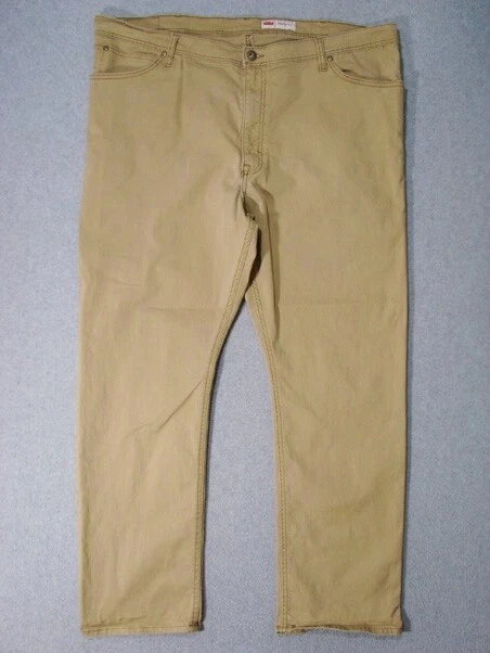 TJ03402 **WRANGLER** STRAIGHT FIT JEANS 42x30 (msr 42"x30") BEIGE