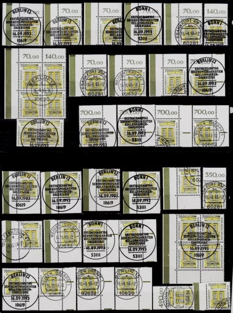 Bund 700 SWK 1691 gestempelt ESST EST Ecke 4er Block Paar usw. Bitte Auswählen!!