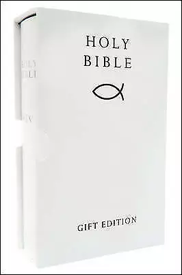 HOLY BIBLE: King James Version (KJV) White Pocket Gift Edition by Collins KJV...