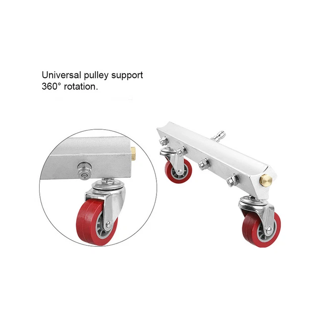 Undercarriage Cleaner High Pressure Washer 4-Hole Sprayer Extension Wand