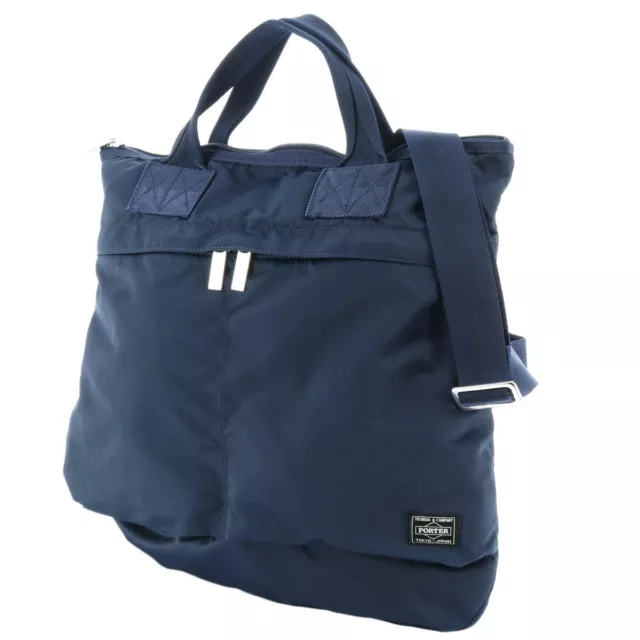 Yoshida Bag Porter Cadre 2WAY Casque Sac Marine 690-17846 Fait En Japon Nylon