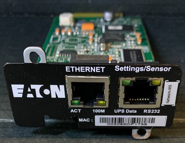 Eaton 710-00255-09 Network Management Card-MS