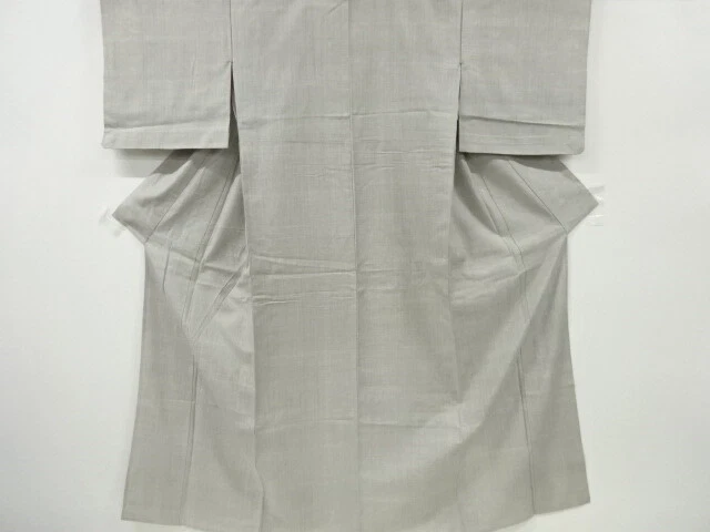 6566283: Japanese Kimono / Antique Hitoe Kimono / Tsumugi