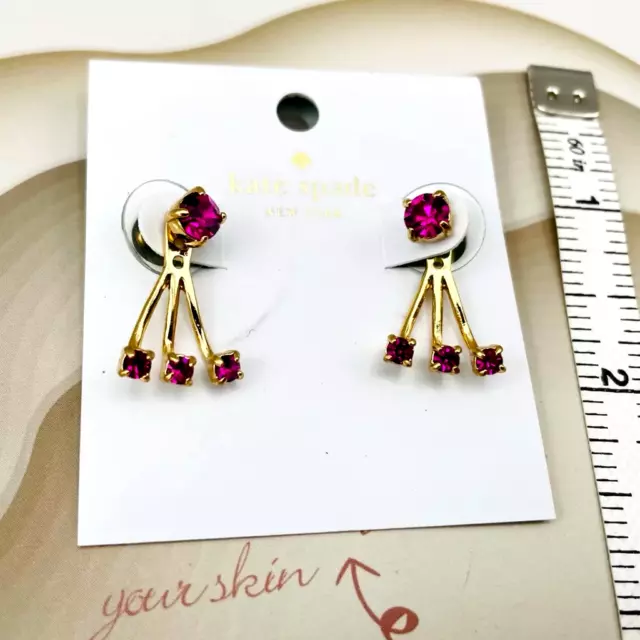 KATE SPADE Dainty Sparklers Ear Jackets Earrings 3