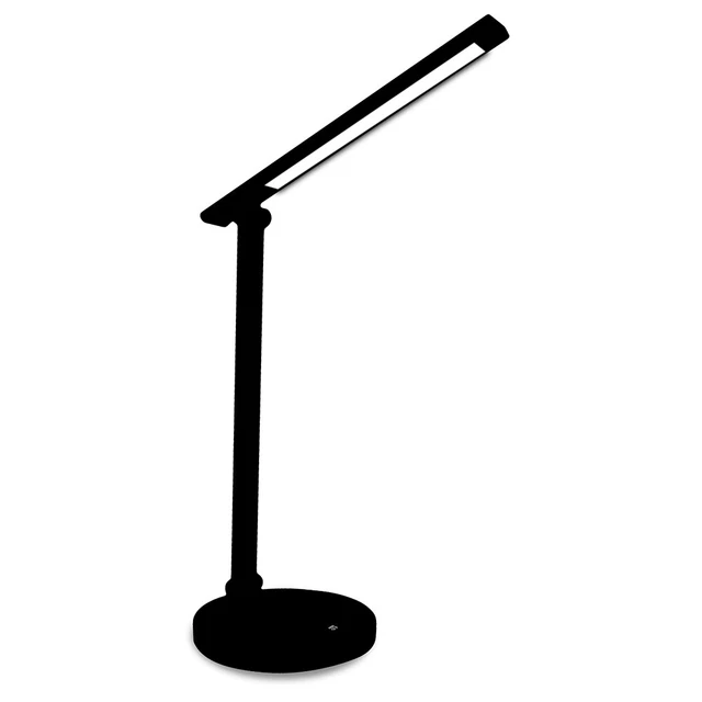 Lampada Touch Ricaricabile Pieghevole 180° Luce Led Da Scrivania Ricarica Tel