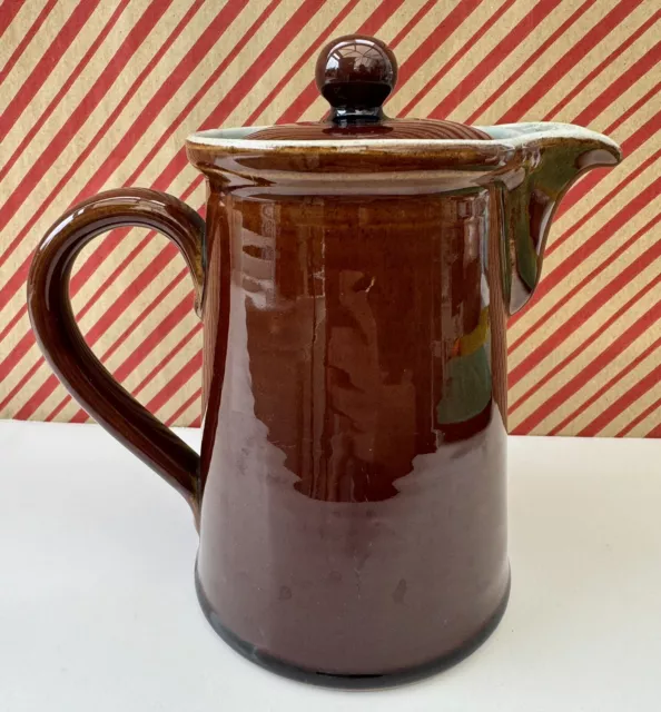 Lovely Vintage DENBY Homestead COFFEE  Tea Pot Great Condition Stoneware Brown