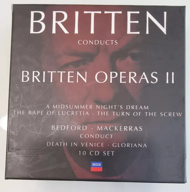 Benjamin Britten - Britten Conducts Britten: Operas 2 [Box Set] (2004) excellent