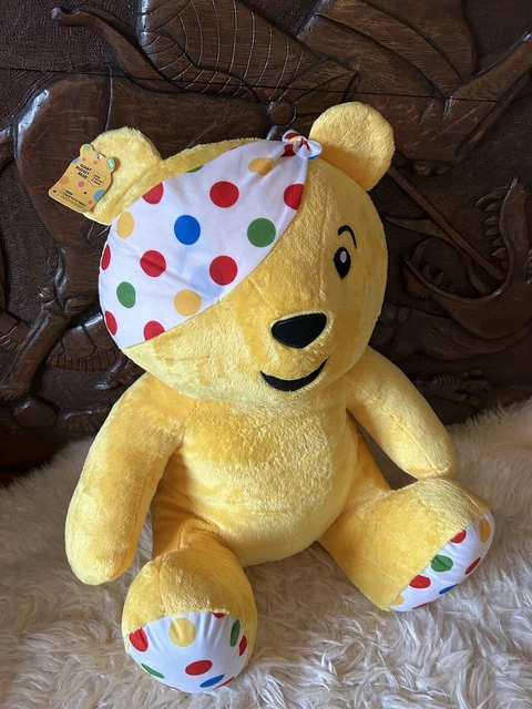 GIANT PUDSEY BEAR - BBC Children in Need -NEW - Official Yellow Teddy - Where Can I Buy A Pudsey Bear Teddy