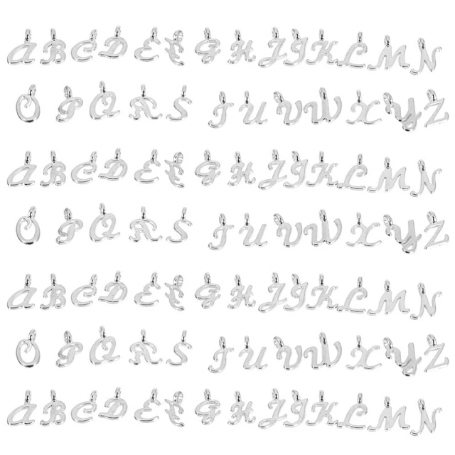 Letterinitial charm pendants Charms Bulk Letters Necklace Pendant Necklace