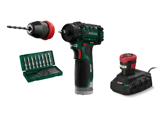 PARKSIDE X12V TRAPANO Avvitatore a Batteria 12 Volt con Batteria
