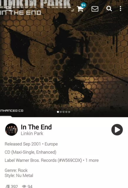 Linkin Park ~ In The End Vol.1 CDS Single 2001 [Unreleased Tracks/Videos]