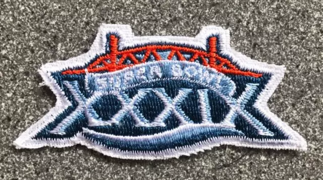 2005 Super Ciotola Xxxix NFL Calcio 2.75 " Toppa Nuovo England Patriots Vs
