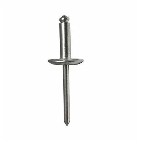 HANSON RIVET PAAL614-VL Blind Rivet, Large Flanged Head, 0.1875 in Dia., 1.065