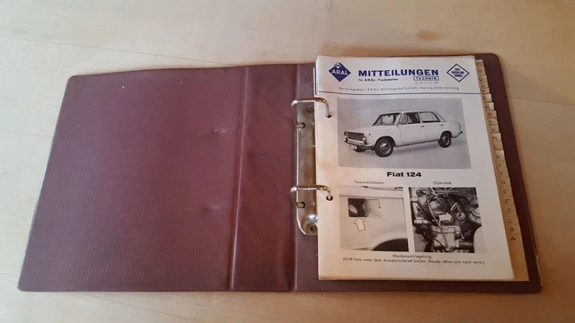 BV Aral Mitteilungen Tankstelle Kfz Wartung Tankzapfsäule Tankwart Mechaniker !!