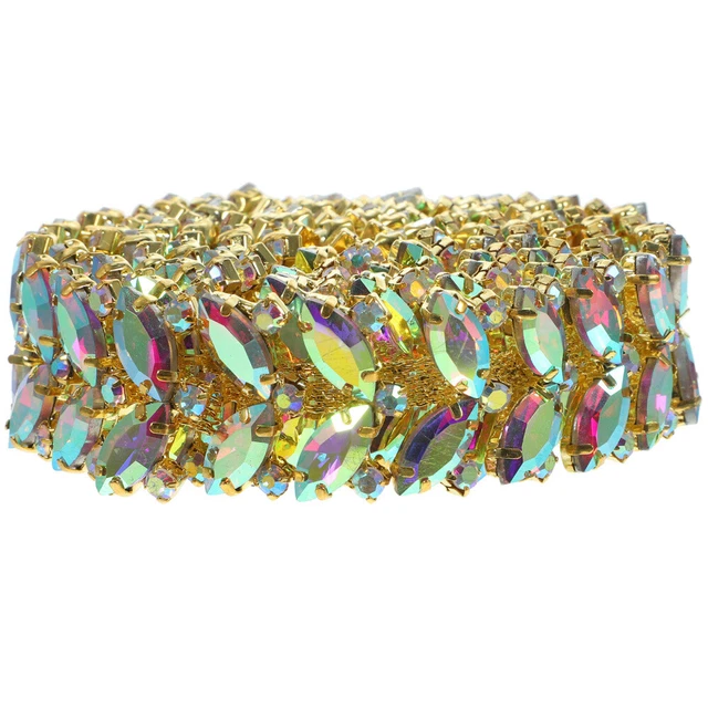 Applique De Bricolage Marquise Strass Fleur Chaîne Verrerie Accessoires