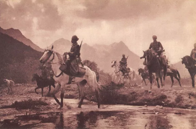 Cpa War Spahis In Reconnaissance