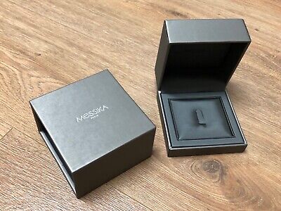 Bvlgari BULGARI BVLGARI CHAIN CADENA PEND PENDIENTES BOX CASE CAJA JEWEL “WHITOUT TRAY” 