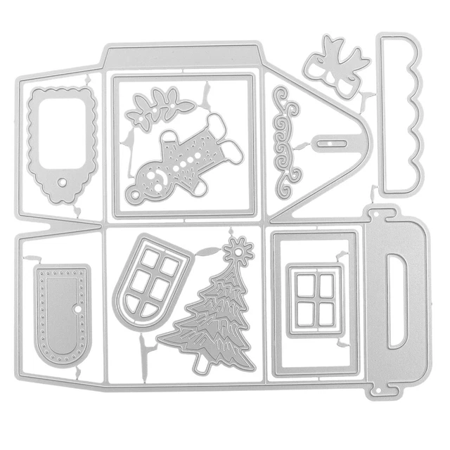 GOTOTOP Pochoirs De Scrapbook Pochoir Décoratif En Acier Au Carbone Découpé En Gaufrage Pour L