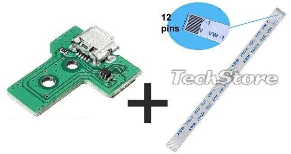 Ricarica Playstation Scheda Porta USB Di Ricarica Per Controller PS4 - Ricambio JDS-030, Modello F001 V1 Porta USB PS4 - Foto 9