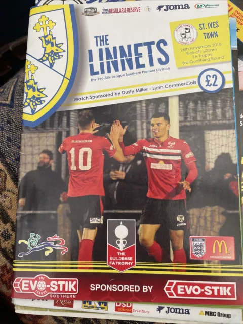 Kings Lynn V St Ives Town 26/11/16 FA Trophy