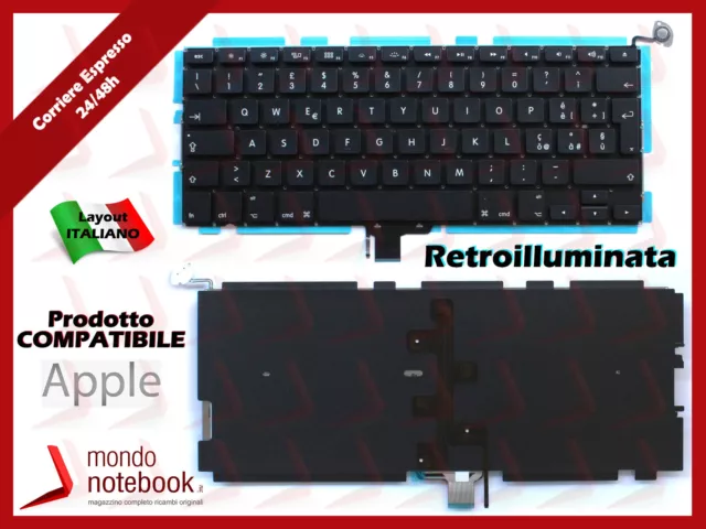 Tastiera Notebook APPLE Macbook Pro 13" (Mid 2010) A1278 (RETROILLUMINATA)
