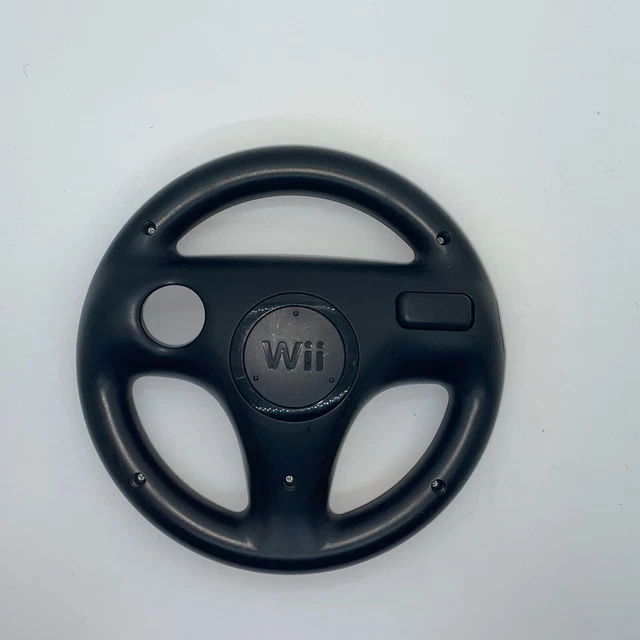 NINTENDO WII OEM Official Mario Kart Steering Wheel for Wii Black 9.