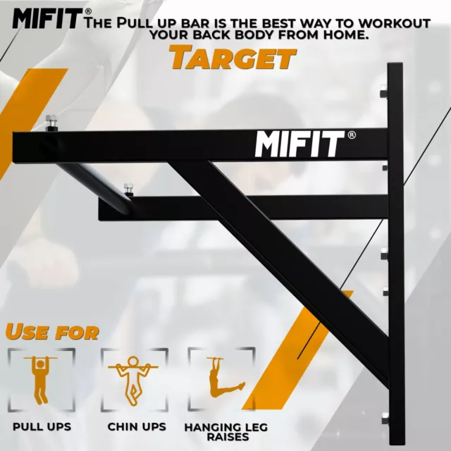 Heavy Duty Pull Up Bar Mural Gym Trainer 3