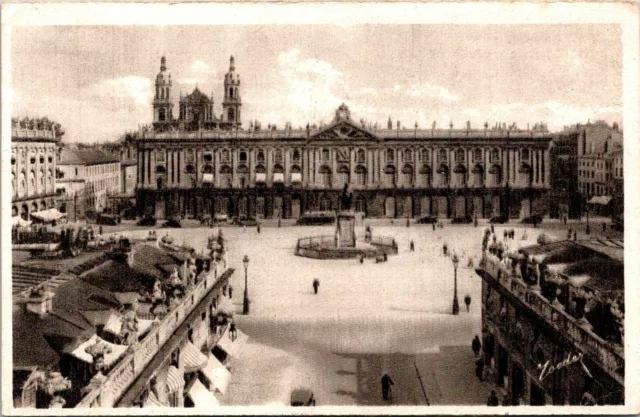 Vintage Postcard Nancy La Coquette La Place Stanislas Vue De L'arc De Triomphe