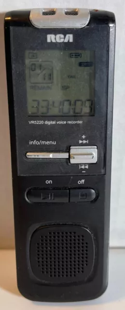RCA Digital Handheld Voice Recorder VR5220-A Tested