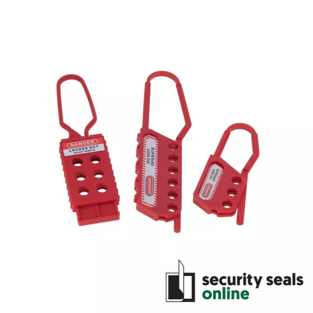 Non-Conductive Nylon Hasp Lockout