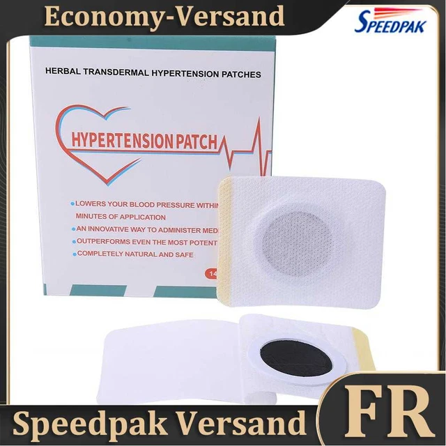 14pcs/Box Hypertension Patch Chinese Herbal High Blood Pressure Lower Plaster Ho
