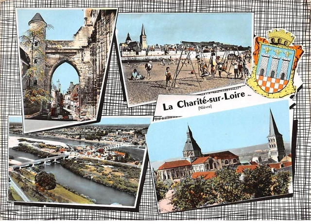 58 .n° kri10944     . la charité sur loire  . multivue   .n°581263  .edition