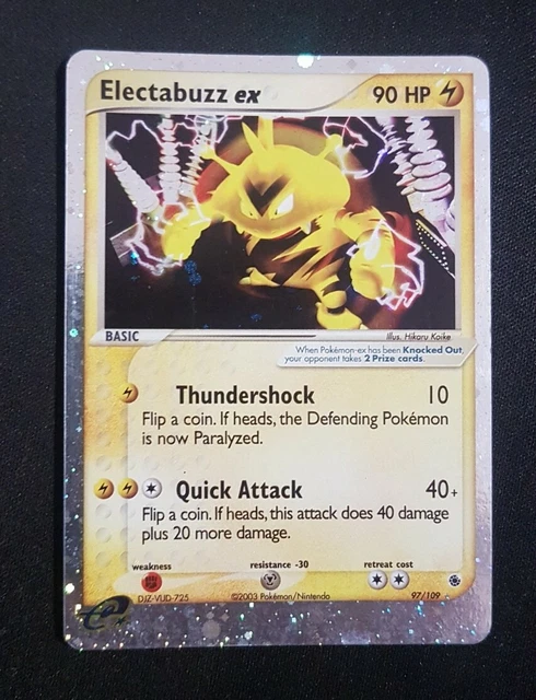 Electabuzz EX 97/109 Ex Ruby Sapphire Eng - Pokemon