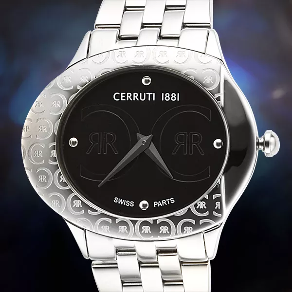 Cerruti 1881 Swiss Stainless Steel Ladies Watch / RETAILS AT $2,128.00