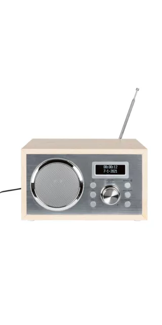SILVERCREST Radio DAB+Bluetooth®»SRH 5 C3«birke Küchenradio *B-Ware-Zustand:gut