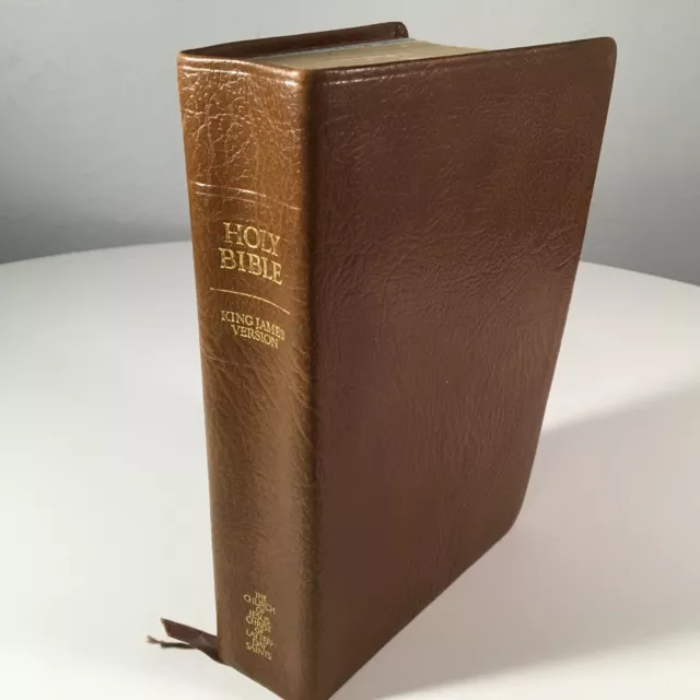Scripture Case Brown Large Size Bible/Triple Quad LDS Mormon Leather  Philippines