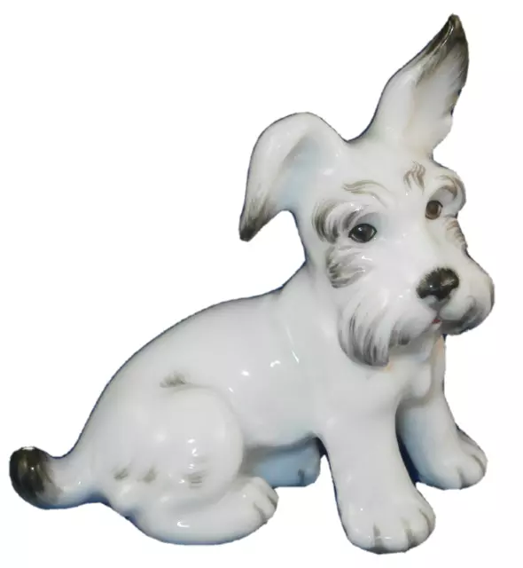 Augarten Porcelain Original Period Dog Figurine Figure Porzellan Figur Vienna