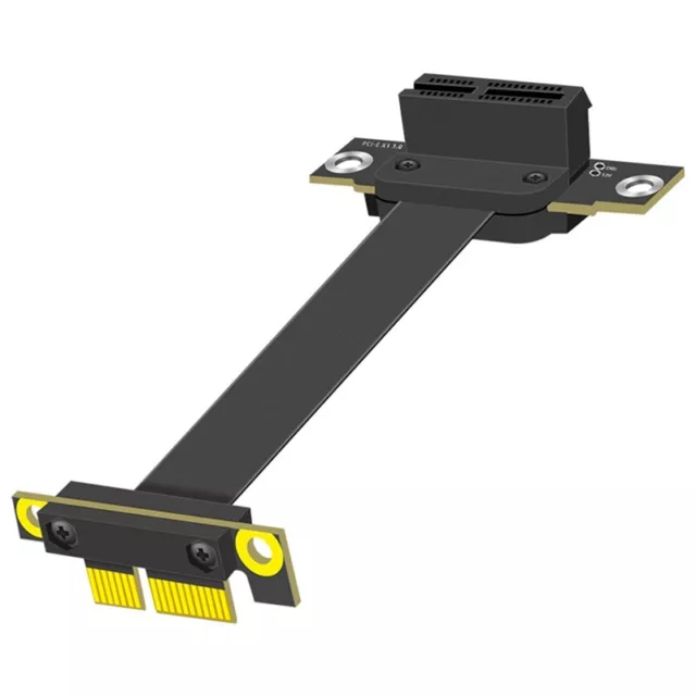 2X(Câble D'Extension PCIE 1X 90 DegréS, PCI-Express 3.0 1X Câble Riser Mâle8846