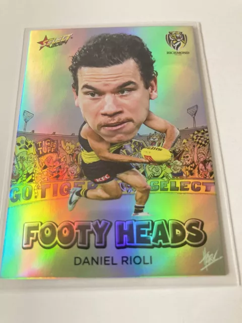 2024 Afl Select Footy Stars, Daniel Rioli Footy Heads Fh69  Richmond