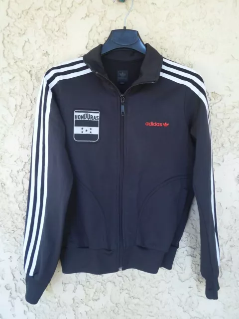 VESTE ADIDAS RETRO vintage girl femme violet bleu ciel TREFOIL jacket felpa 38 EUR 19 90 PicClick FR