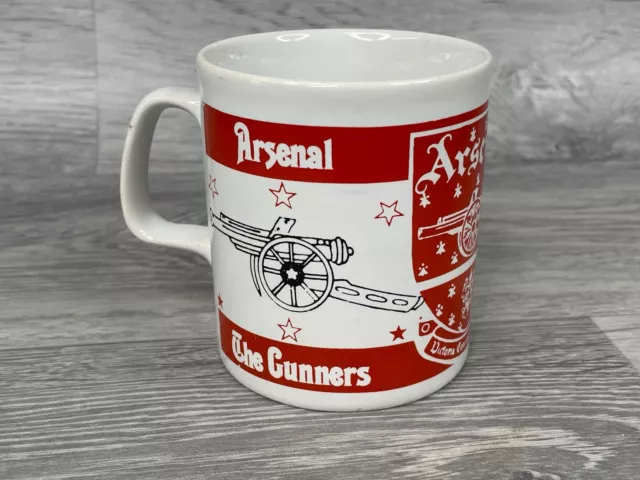 Vintage 1980's Arsenal FC Coffee Mug The Gunners, Kiln Craft